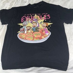 Worn Rick and Morty graphic t size medium